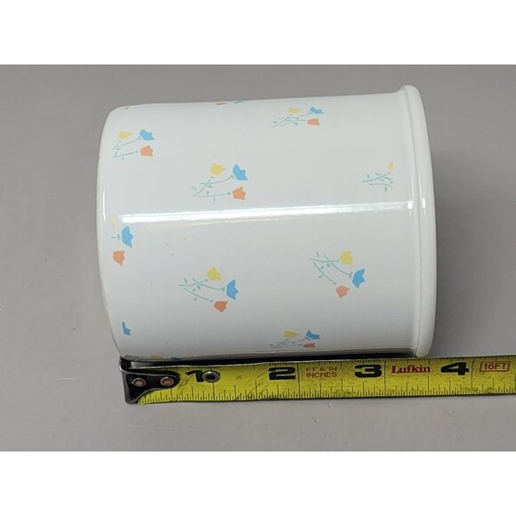 Vintage 1983 Hallmark Mug Mates‎ Ceramic Cup With Floral Print Happy Today - Picture 8 of 9